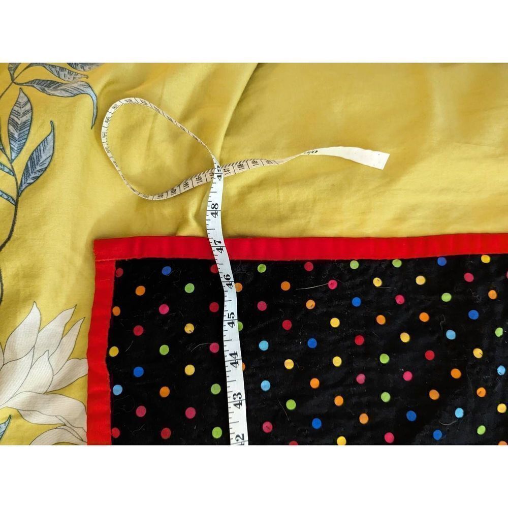 patchwork and polkadot reversible table runner new no tags - Picture 4 of 4